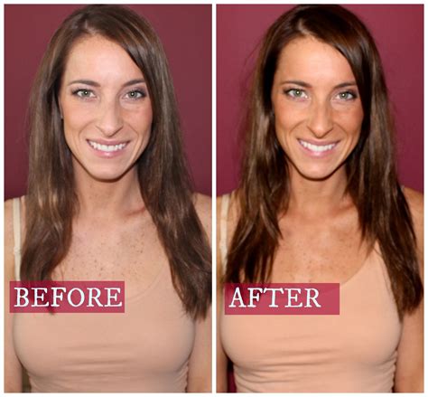 pictures of spray tanning results.